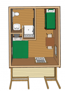 ADA Standard Camping Cottage